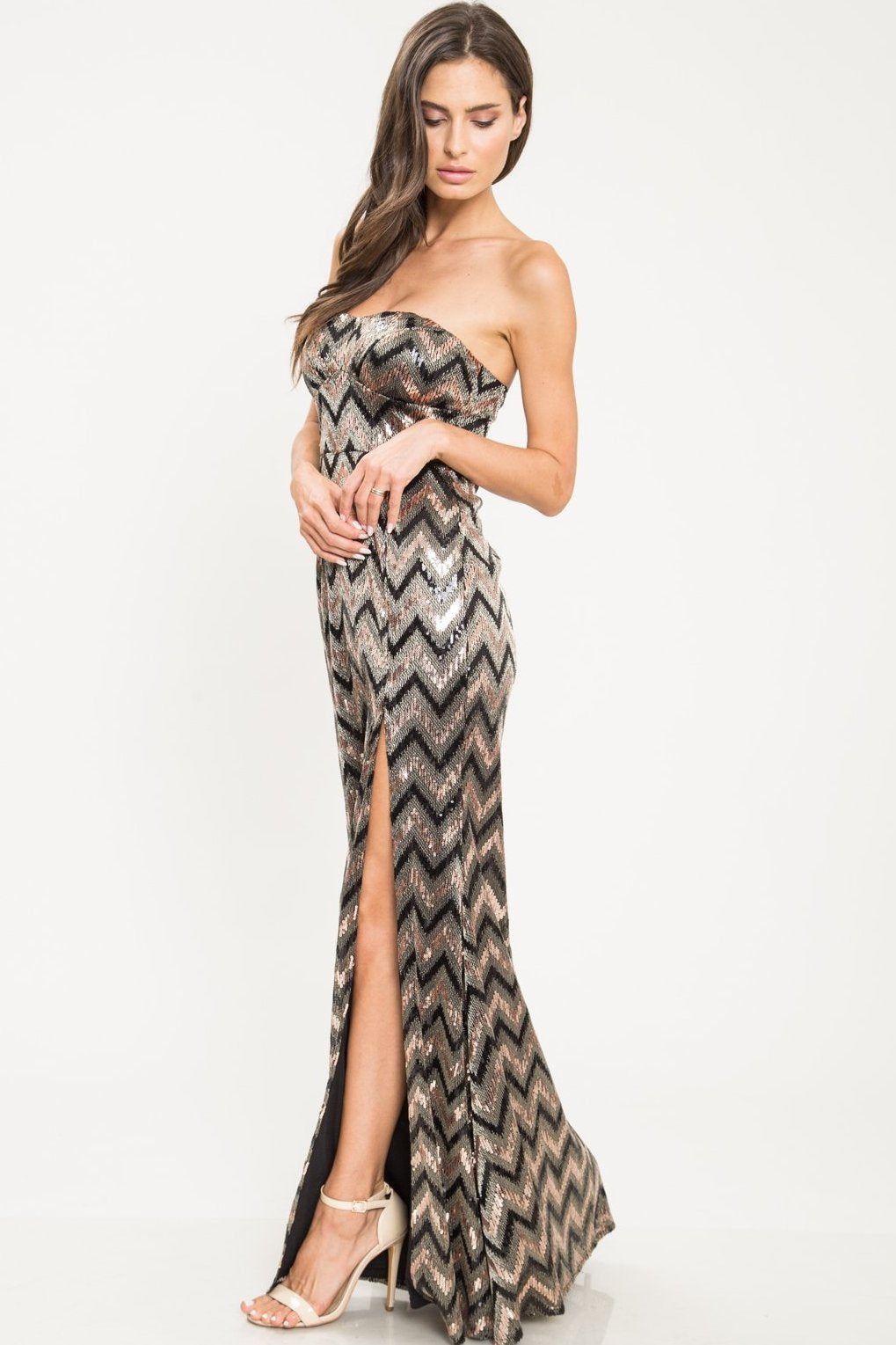 All Over You Sequin Gown