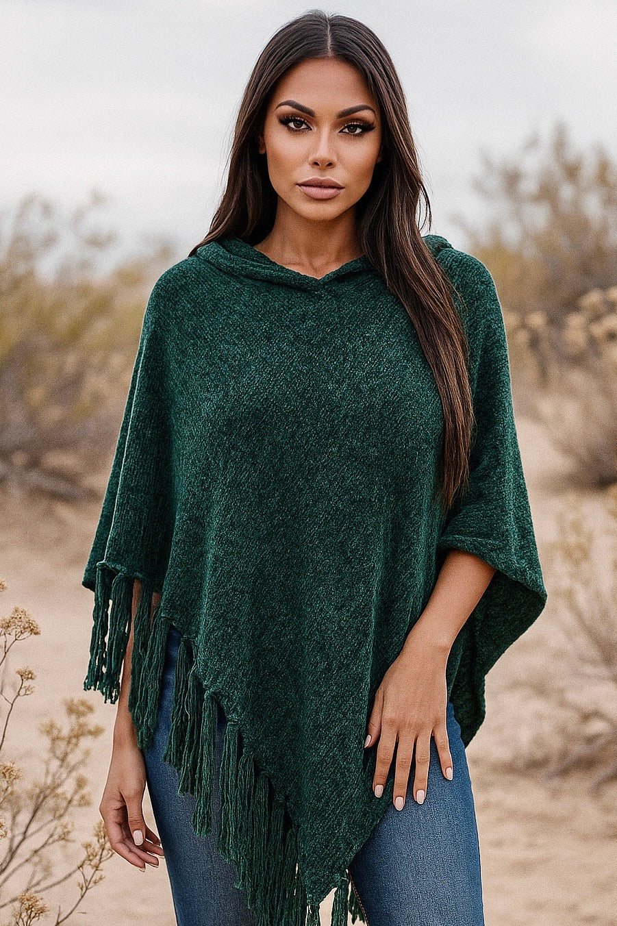 Boho Pines Poncho