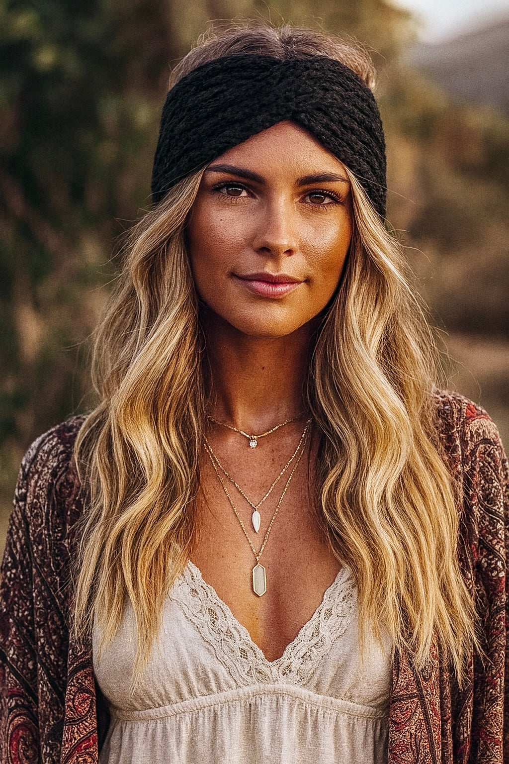 Knit Crochet Headband