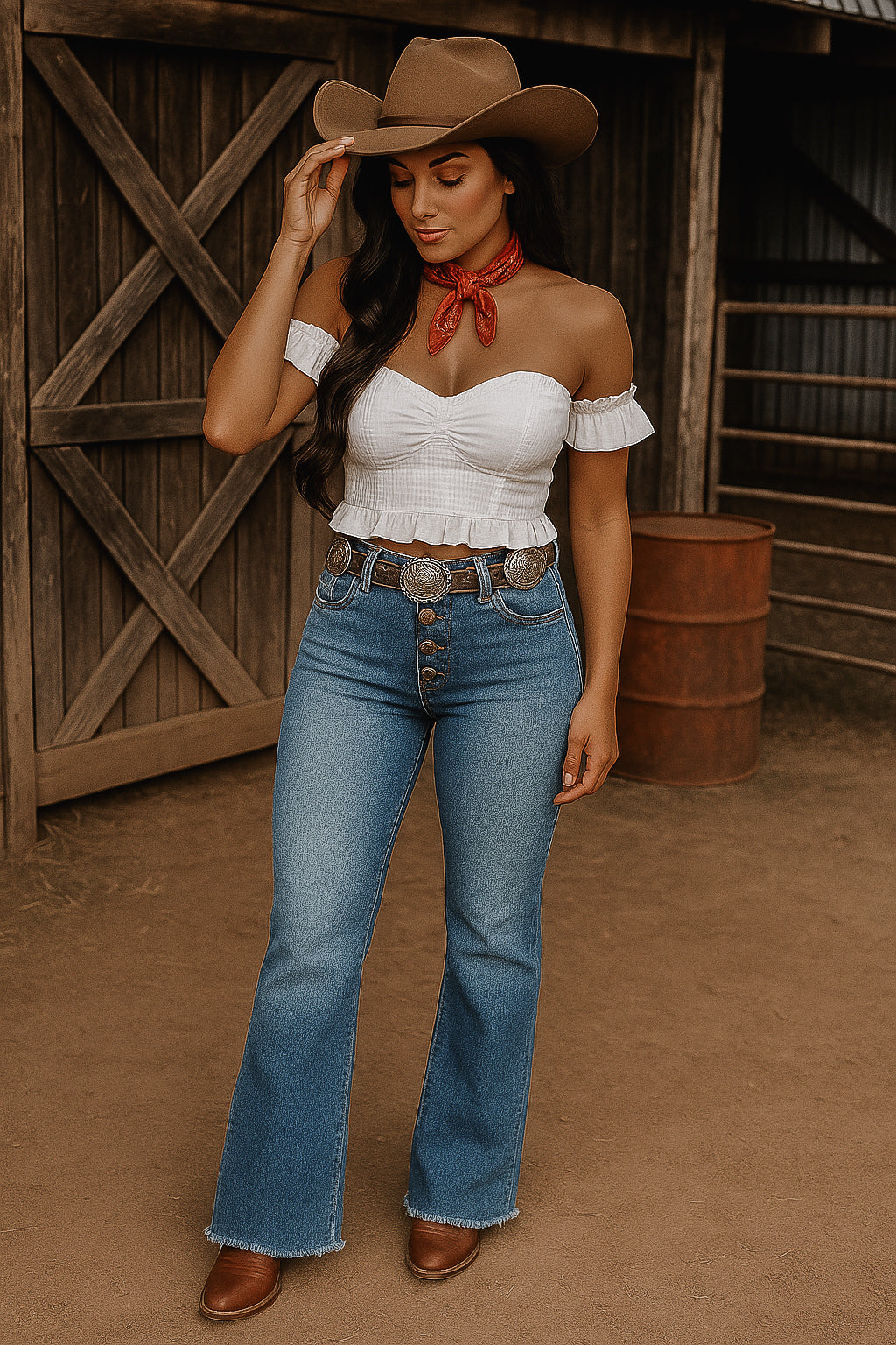Gabrielle High Waist Flare Jeans