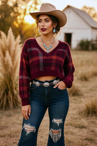 Sangria Plains Sweater