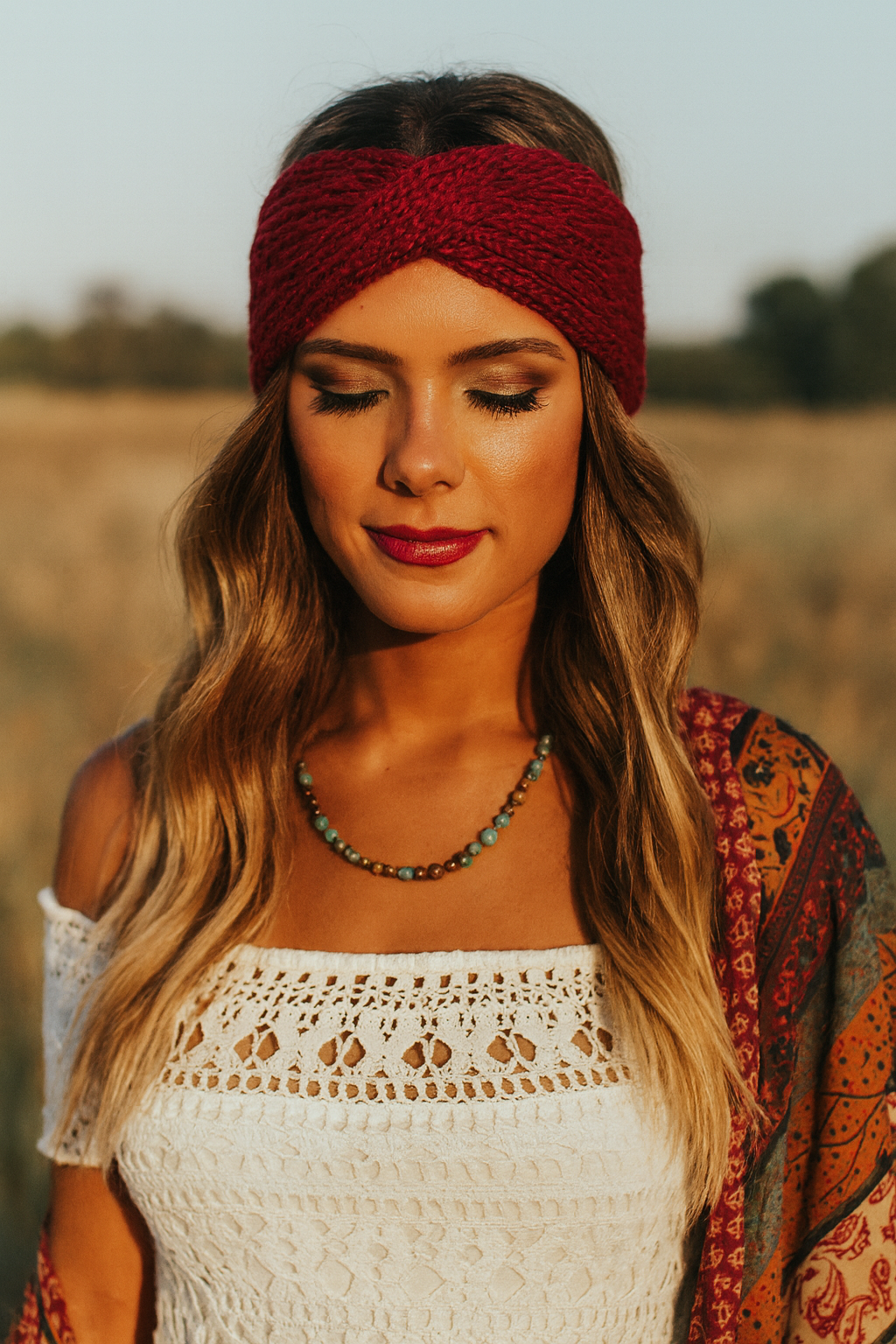 Knit Crochet Headband