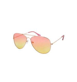 Pink Lemonade Ocean Lens Aviator Sunnies