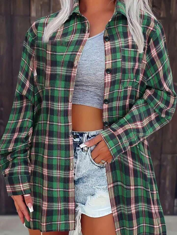 Wonderful Time Of The Year Plaid Shirt