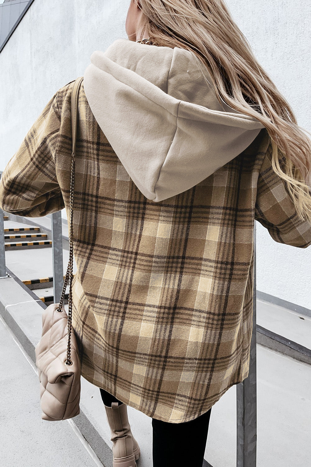 Maya Plaid Hooded Shacket