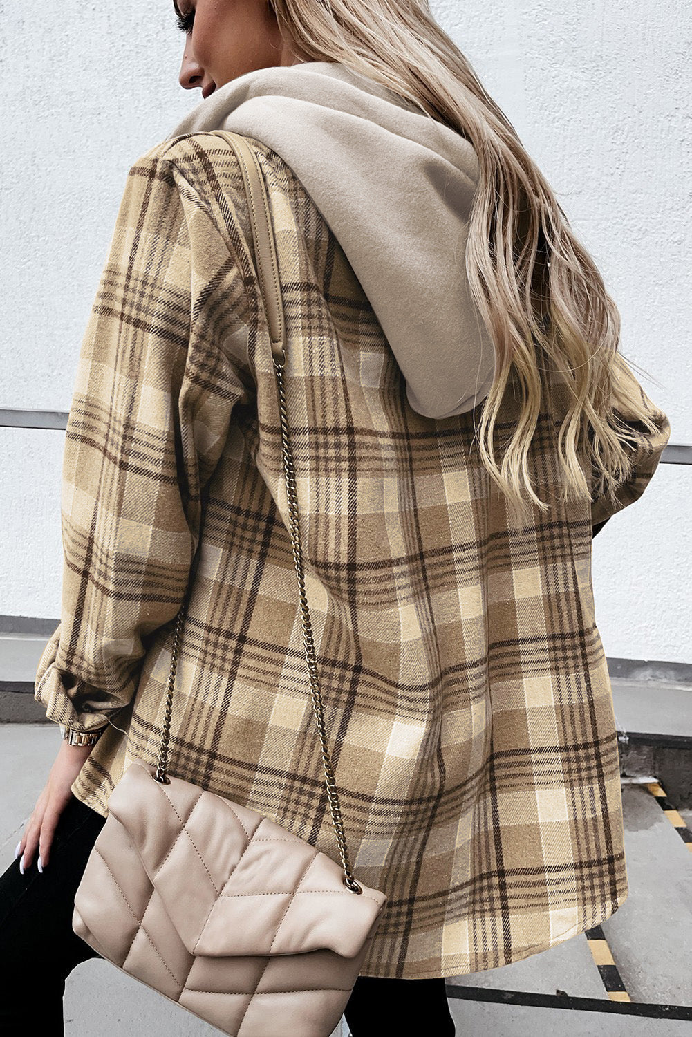 Maya Plaid Hooded Shacket