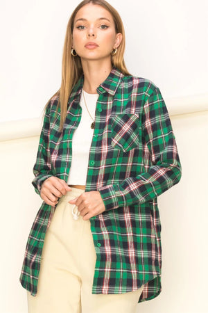 Wonderful Time Of The Year Plaid Shirt