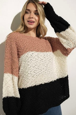 Charlize Popcorn Sweater