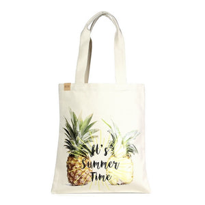 Summer Time Canvas Tote
