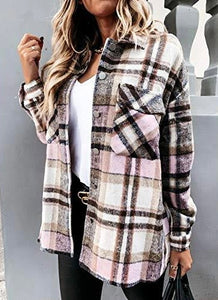 Country Vibes Shacket ~Pink