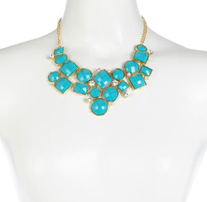 Turquoise Candy Gems Necklace