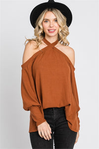 Camila Open Shoulder Top