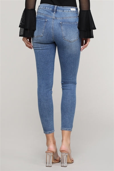 Ava Distressed Ankle Jeans