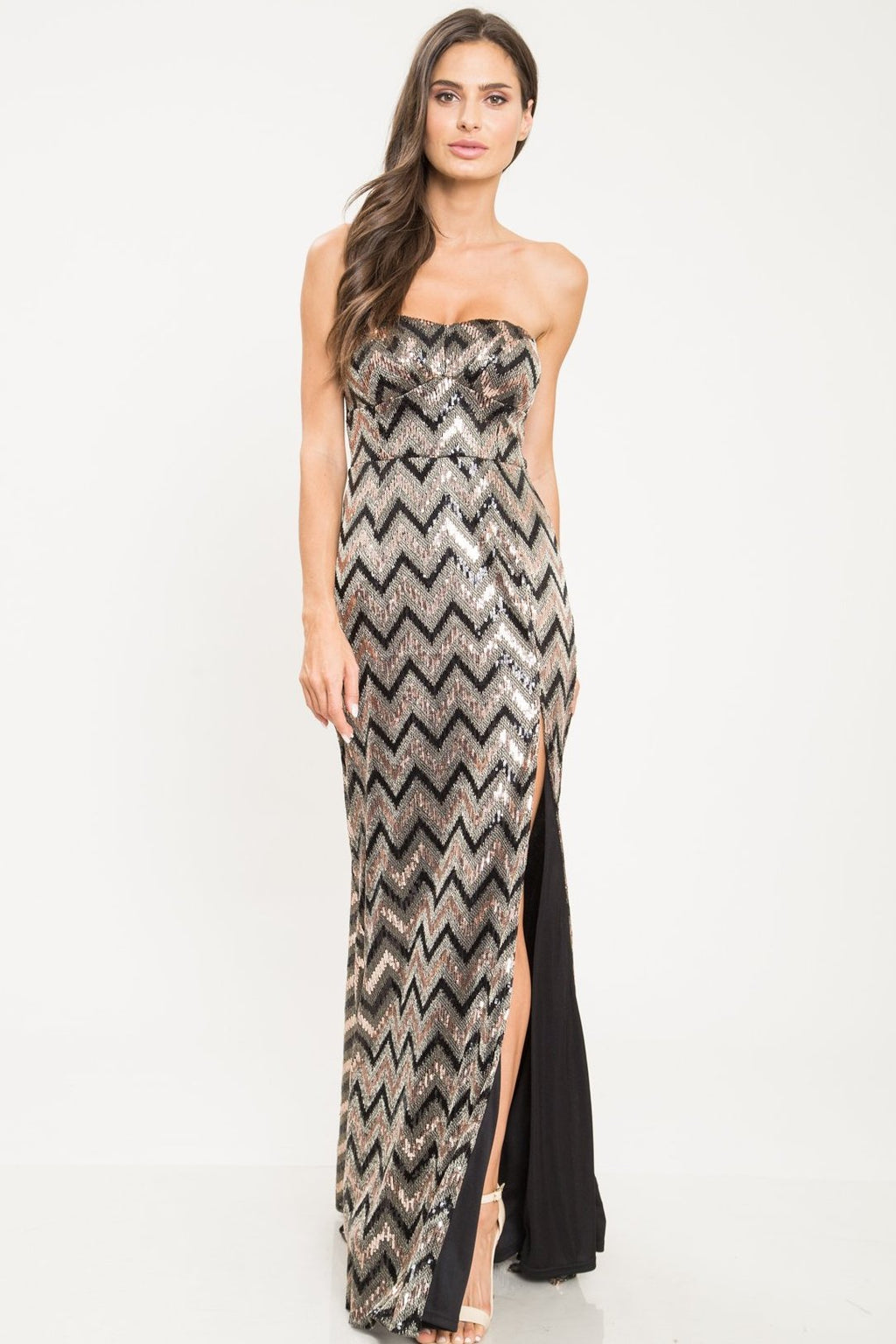 All Over You Sequin Gown