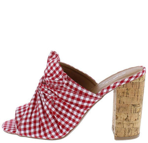 Gingham Knotted Mule