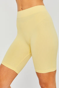 Canary Seamless Biker Shorts