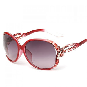 Red Leopard Print Sunglasses